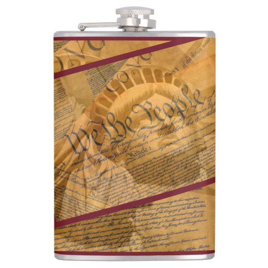 Wir Menschen Flachmann (Vorderseite)