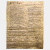 Wir Menschen Fleecedecke (Vorderseite)