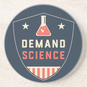 Wir Menschen fordern Wissenschaft in Amerika Getränkeuntersetzer