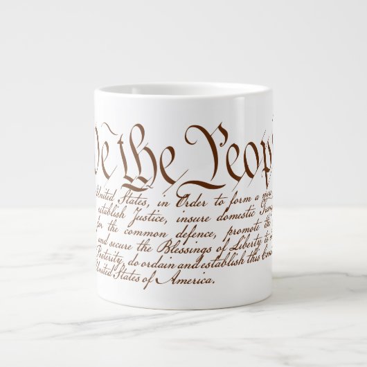 Wir Menschen Jumbo-Tasse (Vorderseite)