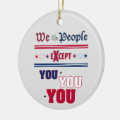 Wir Menschen Keramik Ornament (Links)