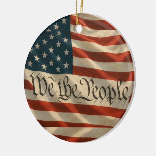 Wir Menschen Keramik Ornament (Links)