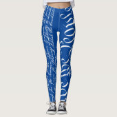 Wir Menschen Leggings (Vorderseite)