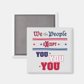 Wir Menschen Magnet (Vorderseite/Rückseite)