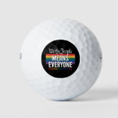 Wir Menschen meinen alle LGBT, die US-Verfassung Golfball (Vorderseite)