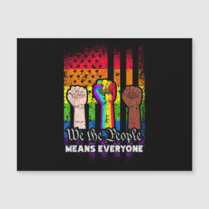 Wir Menschen meinen alle LGBT, die US-Verfassung Magnetkarte