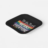 Wir Menschen meinen alle LGBT, die US-Verfassung Pappteller (Gewinkelt)