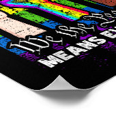 Wir Menschen meinen alle LGBT, die US-Verfassung Poster (Ecke)