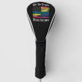 Wir Menschen meinen alle LGBT-Gay Pride Golf Headcover (Vorderseite)