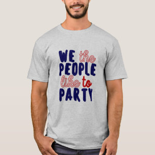 WIR MENSCHEN MÖCHTEN PARTY T-Shirt