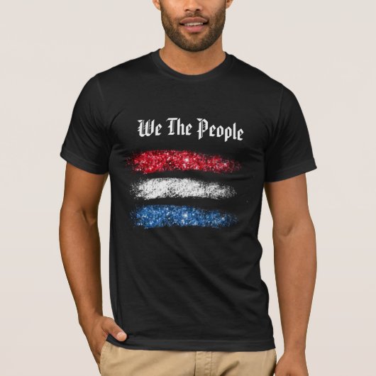 *~* Wir Menschen Moderne Abstrakte amerikanische F T-Shirt (Vorderseite)
