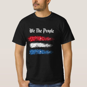 *~* Wir Menschen - Moderne Abstrakte amerikanische T-Shirt