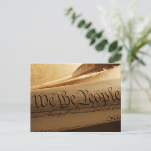 Wir Menschen Postkarte (Stehend Vorderseite)