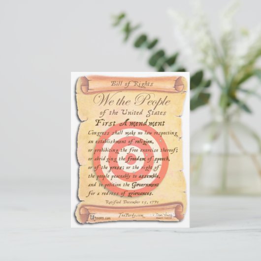 Wir Menschen Postkarte (Stehend Vorderseite)