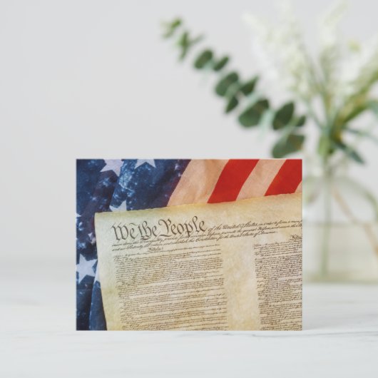 Wir Menschen Postkarte (Stehend Vorderseite)