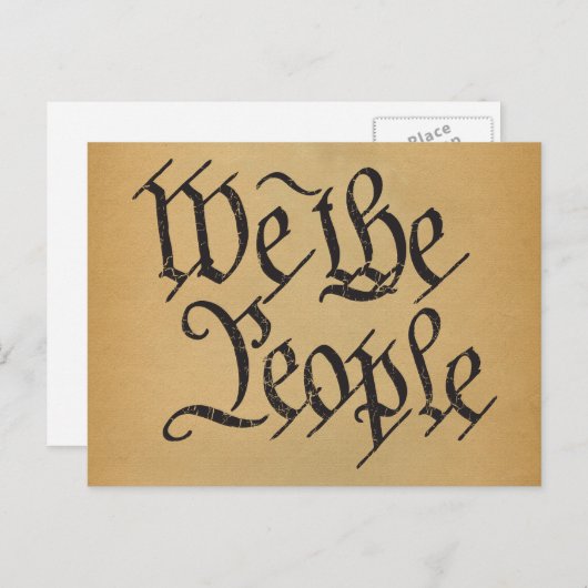 Wir Menschen Postkarte (Vorne/Hinten)