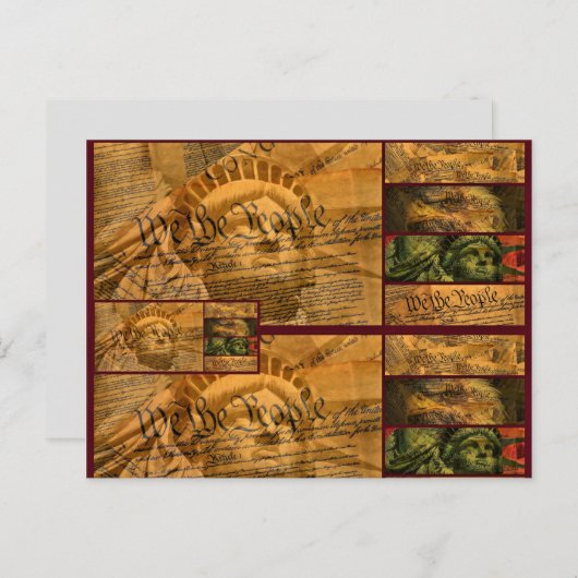 Wir Menschen Postkarte (Vorne/Hinten)