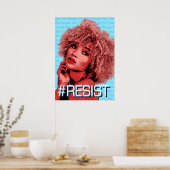 Wir Menschen RESISTIEREN die Kunst Poster (Küche)