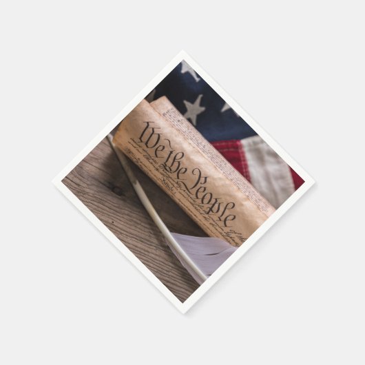 Wir Menschen Serviette (Ecke)