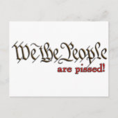 Wir Menschen... sind sauer! Postkarte (Vorderseite)