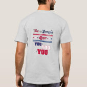 Wir Menschen T-Shirt (Rückseite)