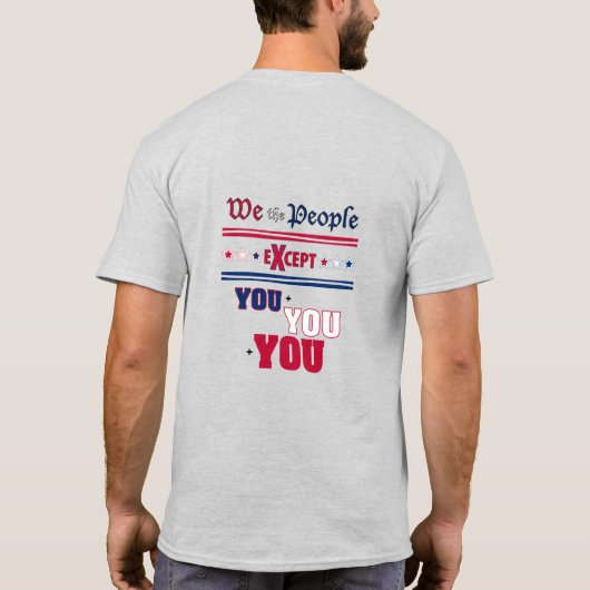 Wir Menschen T-Shirt (Rückseite)