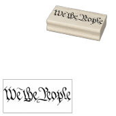 Wir Menschen Text amerikanischen Staat National Gummistempel (Stempel)