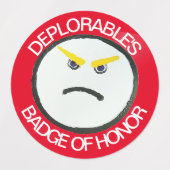 Wir Menschen TRUMP Etiketten (Design 1)