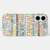 Wir Menschen Typografie Case-Mate iPhone Hülle (Rückseite (Horizontal))