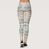 Wir Menschen Typografie Leggings (Rückseite)
