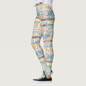 Wir Menschen Typografie Leggings (Links)