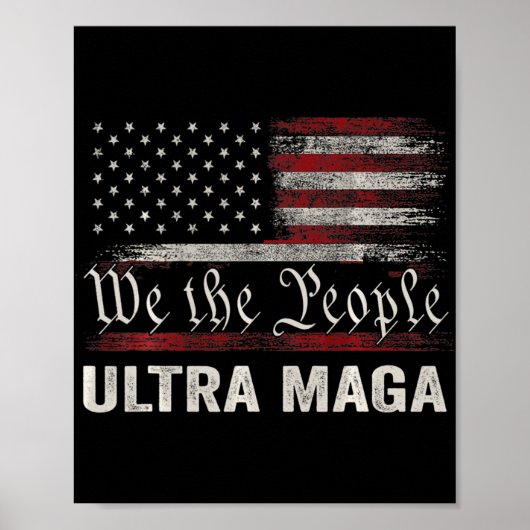 Wir Menschen Ultra Maga Poster (Vorne)