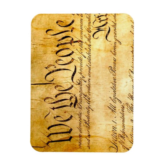 Wir Menschen - Verfassung Magnet (Vertikal)