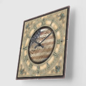 Wir Menschen Vintag die Uhr der amerikanischen Fah (Winkel)