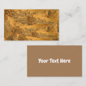 Wir Menschen Visitenkarte (Vorne/Hinten)