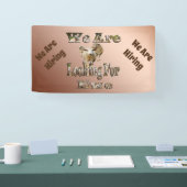 Wir mieten, Funny Sheep Puff, Banner (Messe)