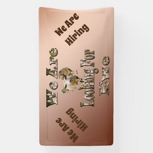 Wir mieten, Funny Sheep Puff, Banner (Vertikal)