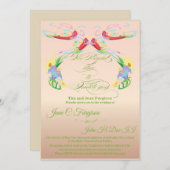 Wir möchten Sie einladen Hochzeit Einladung V2 (Vorne/Hinten)