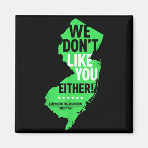 Wir mögen euch auch nicht New Jersey New York Riva Magnet