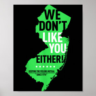 Wir mögen euch auch nicht New Jersey New York Riva Poster