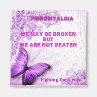 Wir mögen geschlagen, aber nicht beschädigt Magnet