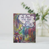 Wir mögen Me Post Card Postkarte (Stehend Vorderseite)