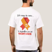 Wir mögen selten sein, aber zusammen sind wir STAR T-Shirt (Rückseite)