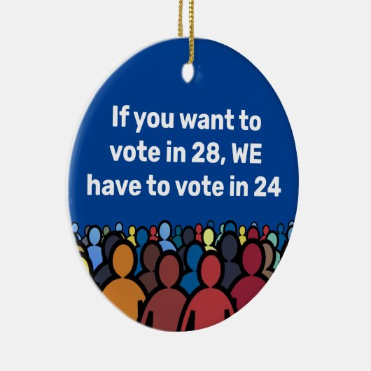 Wir müssen 24 abstimmen keramik ornament (Rechts)