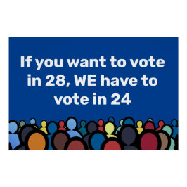 Wir müssen 24 abstimmen poster