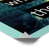 Wir müssen dankbar sein poster (Ecke)