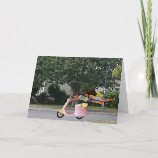 Wir müssen einfach weitermachen und behalten gehen karte (Vorderseite)