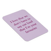 Wir müssen es nicht sagen magnet (Rechte Seite)