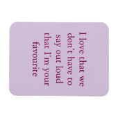 Wir müssen es nicht sagen magnet (Horizontal)