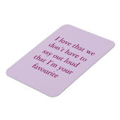 Wir müssen es nicht sagen magnet (Linke Seite)